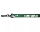 Green Temporary Lanyards with Plastic J Clip (Pack of 100) — lanyard view