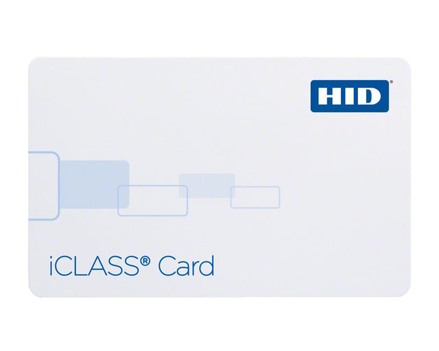HID 2002-34 i-Class 34 Bit Smart Card With 16K Bits & 16 Application Areas (Pack Of 100) — plastic cards (representative card or pack view)