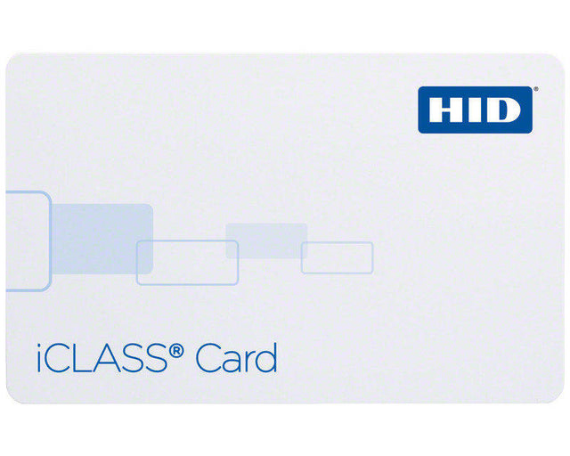 HID i-Class 16K Smart Cards 2002 16 Applications - (Pack Of 100) — plastic cards (representative card or pack view)