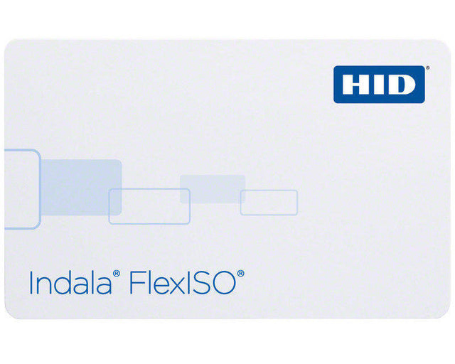 HID Indala Proximity FlexISO Imageable Card - Pack of 100 — plastic cards (representative card or pack view)
