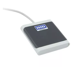HID OMNIKEY 5022CL Grey Smart Card Reader — representative product image