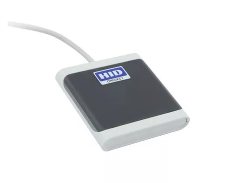 HID OMNIKEY 5022CL Grey Smart Card Reader — representative product image