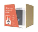 IDP SMART-21S ID Card Printer Starter Bundle — bundle or printer view
