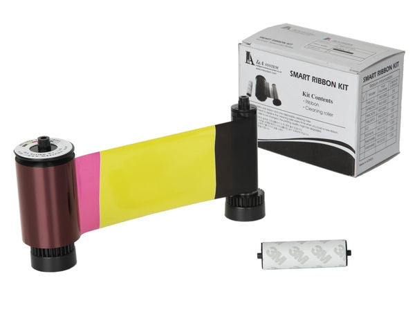 IDP Smart 650637 YMCKOK colour Ribbon (200 Prints) - representative image