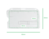 Landscape Enclosed Holders Single Slider Bar (Pack of 100) — dimensions 1