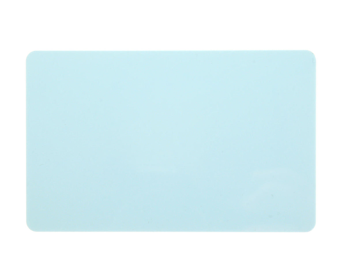 Light Blue Coloured Plastic Cards - Pack of 100 — plastic cards (representative card or pack view)