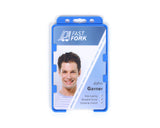 Light Blue Dual Sided BioBadge Open Faced ID Card Holders - Portrait (Pack of 100) — additional product view 1