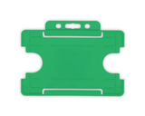 Light Green Single Sided BioBadge Open Faced ID Card Holders - Landscape (Pack of 100) — card holder view