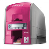 Limited Edition Pink Datacard SD260 — printer view