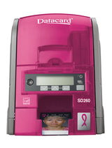 Limited Edition Pink Datacard SD260 — printer view