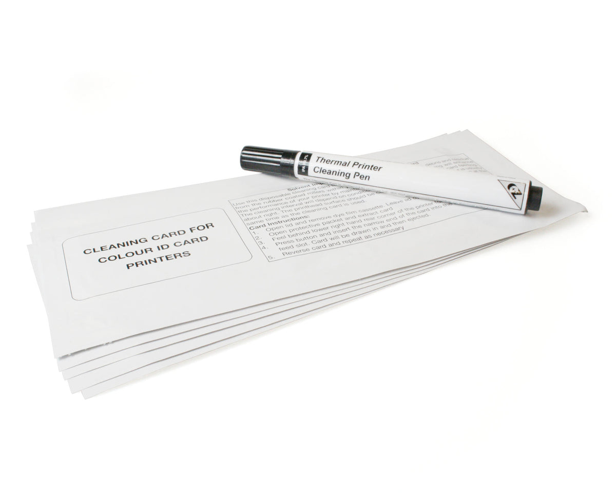 Magicard Printer Cleaning Kit (10 Cards 1 Cleaning Pen) 3633-0053 — cleaning supplies (representative pack or component view)