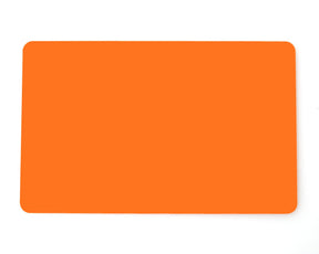 Orange Coloured Plastic Cards - Pack of 100 — plastic cards (representative card or pack view)