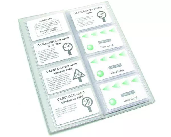 Paxton 875-001G Cardlock Cards - Green (Pack of 10) — representative product view 1