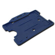 Royal Blue Landscape Single Sided ID Card Holder (Pack of 100) — card holder view