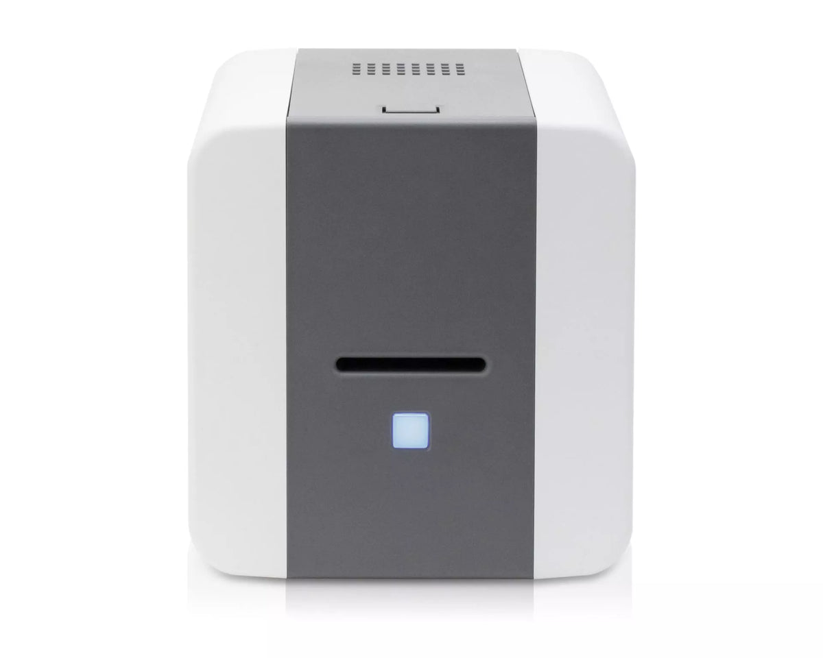 Front view of the IDP SMART-21 ID card printer