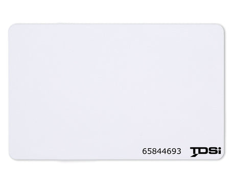 TDSI 2920-3003 Mifare 4K Card with Serial Number - (Pack Of 100) — plastic cards (representative card or pack view)