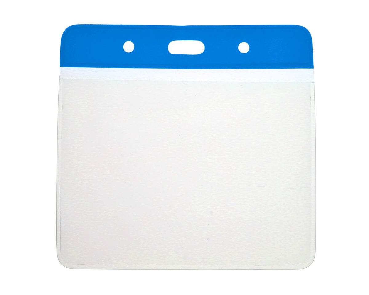 Vinyl Large Blue Top Card Holders - 103x80mm (Pack of 100) — additional product view 1