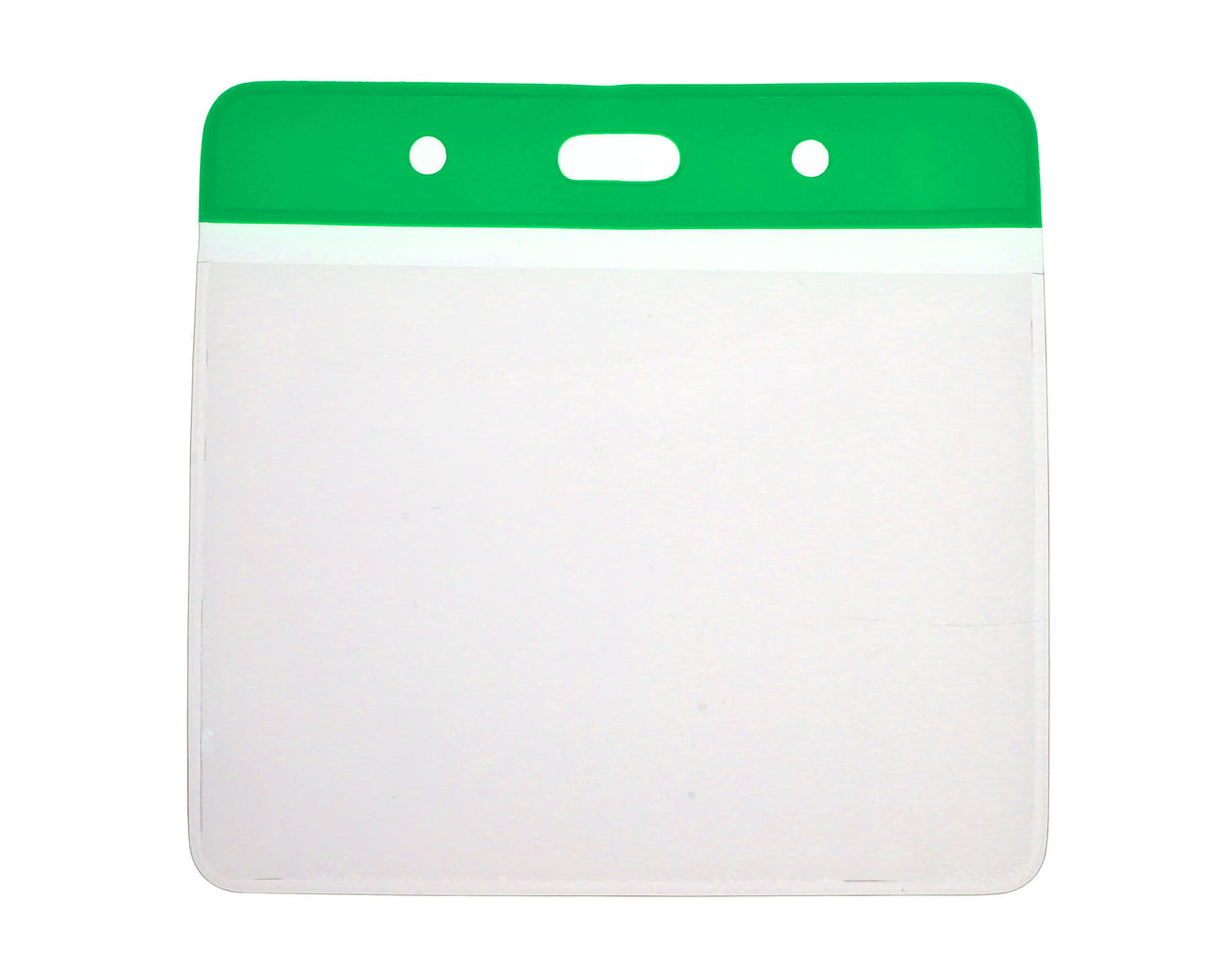 Vinyl Large Green Top Card Holders - 102x82mm (Pack of 100) — additional product view 1