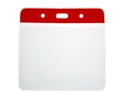 Vinyl Large Red Top Card Holders - 103x80mm (Pack of 100) — card holder view