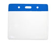 Vinyl Small Dark Blue Top Card Holders - 91x65mm (Pack of 100) — card holder view