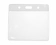 Vinyl Small White Top Card Holders - 91x65mm (Pack of 100) — card holder view
