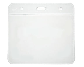 Vinyl Temporary Pass Holders - Landscape (Pack of 100) — card holder view
