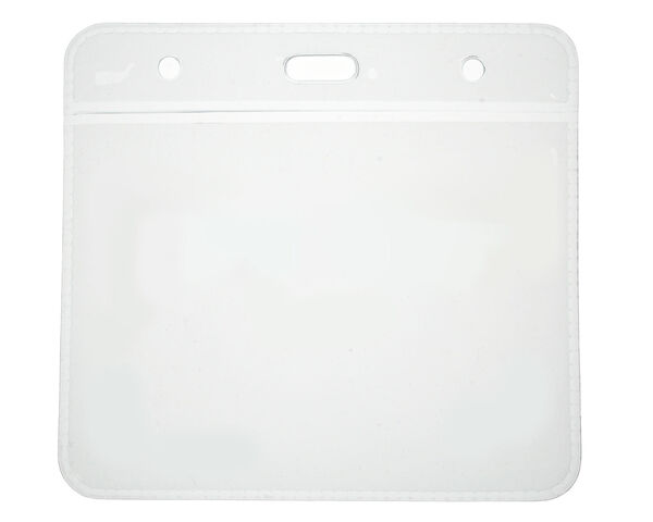 Vinyl Temporary Pass Holders - Landscape (Pack of 100) — card holder view