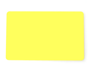 Yellow Coloured Cards 100 Pack — plastic cards (representative card or pack view)