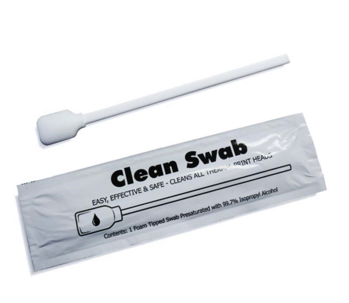 Zebra 105909G-057 Cleaning Swabs (Pack of 24) — cleaning supplies (representative pack or component view)