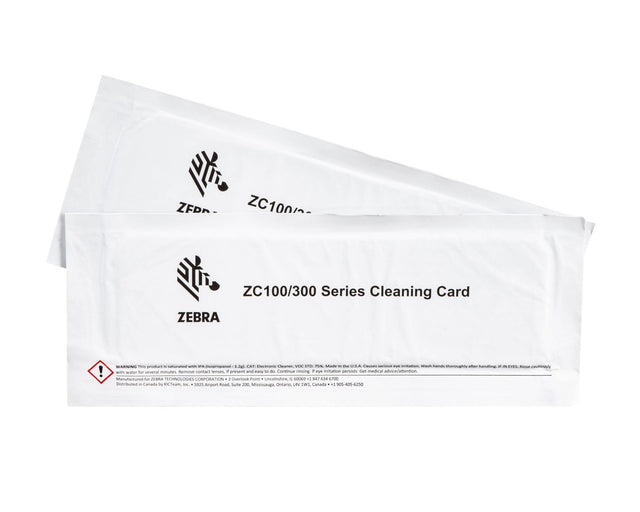 Zebra 105999-311 ZC100/300 Cleaning Kit (Pack of 5) — cleaning supplies (representative pack or component view)