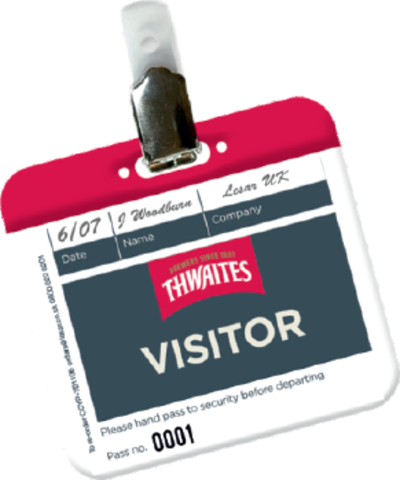 Personalised Visitor Passes