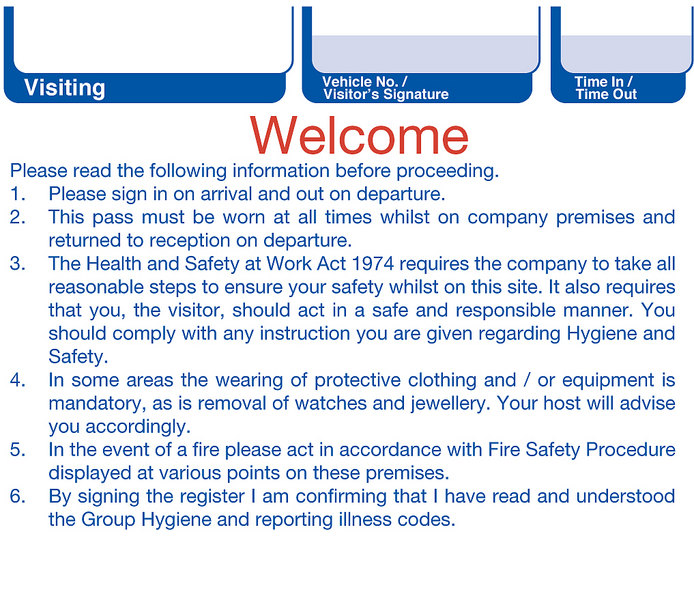 Visitor and Contractor Passes - Why are they important?