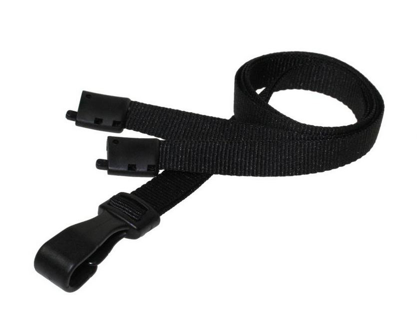 Corpafly 100-Pack Black Cotton Lanyards With Badge Holder & Swivel Hook – Comfortable Neck Lanyards For IDs, Keys, Cards & Whistles - View #9