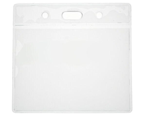 Clear Vinyl ID Card Holder - Landscape  (Pack of 100)
