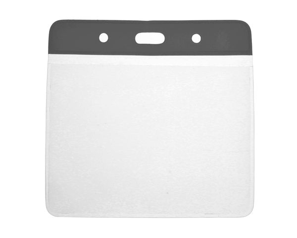 Vinyl Large Black Top Card Holders - 102x83mm (Pack of 100)