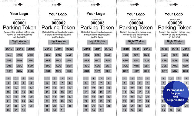 Scratch Off Car Park Permit