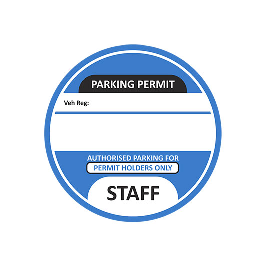 Staff Parking Permits Ideal For Identifying Staff Cars
