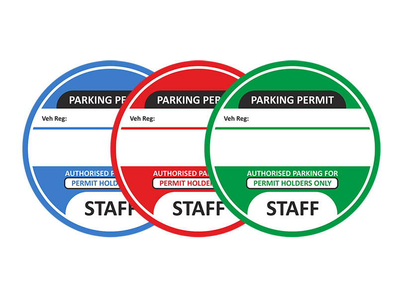 Staff Parking Permits Ideal For Identifying Staff Cars