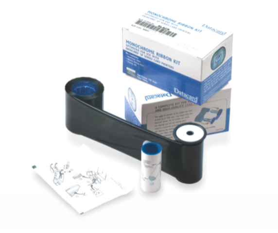 Datacard 534000-005 Black & Topcoat Ribbon, KT - 1000 Prints
