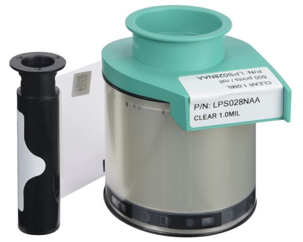 Evolis LPS028NAA 1.0 mil clear patch laminate (600 prints)