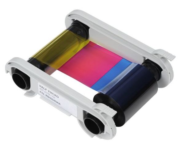 Evolis R5H004NAA YMCKO Half Panel Ribbon (400 Prints)