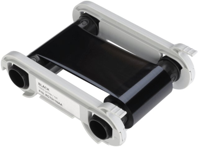 Evolis RCT023NAA Black Monochrome Ribbon - 2000 Prints