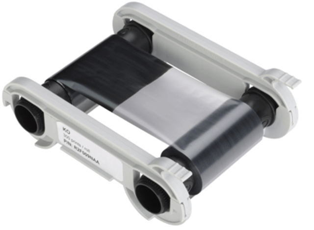 Evolis R2F010NAA Black KO Monochrome Ribbon - 600 Prints