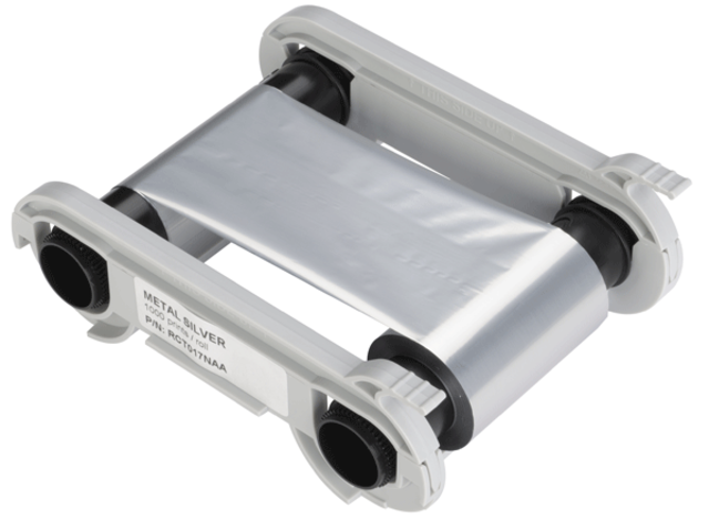 Evolis RCT017NAA Silver Monochrome Ribbon (1000 Prints)