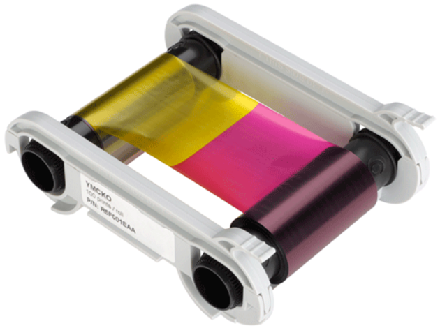 Evolis R5F002EAA YMCKO Colour Ribbon (200 Prints)