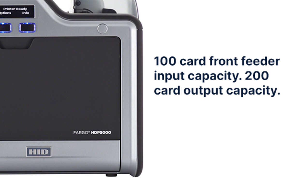 Fargo HDP5000 ID Card Printer Single Sided or dual sided