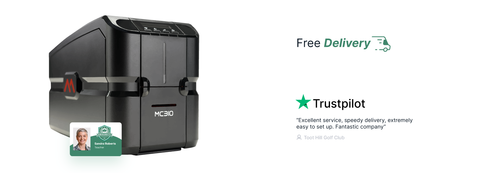 Matica MC310 ID Card Printer (Dual-Sided)