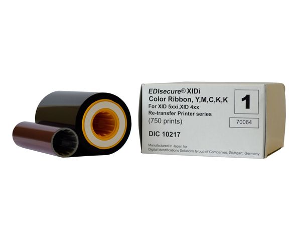 Matica DIC10217 YMCKK Colour Ribbon (750 Prints)