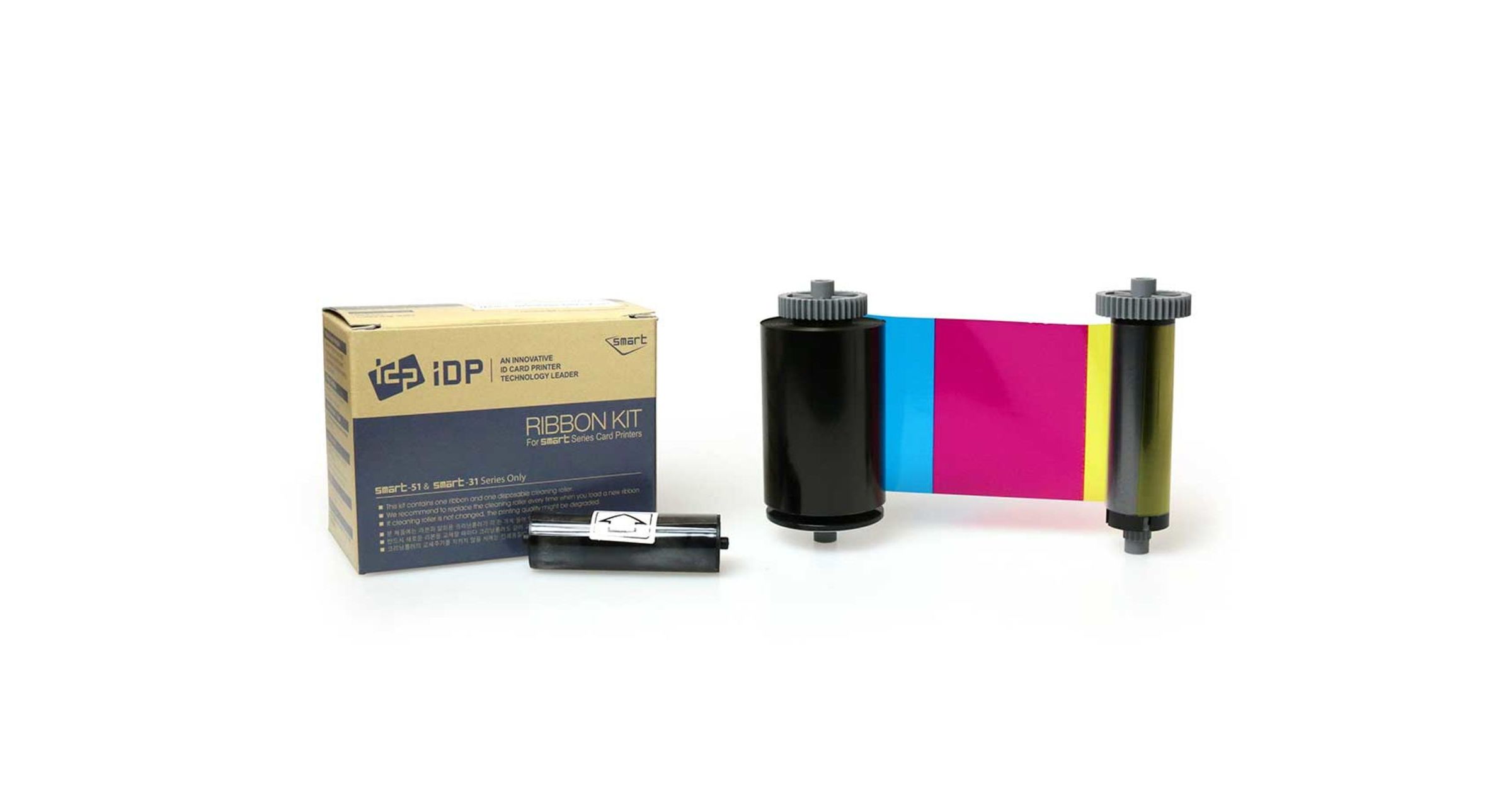 Smart 659378 YMCKO Half Panel Ribbon - 350 Prints
