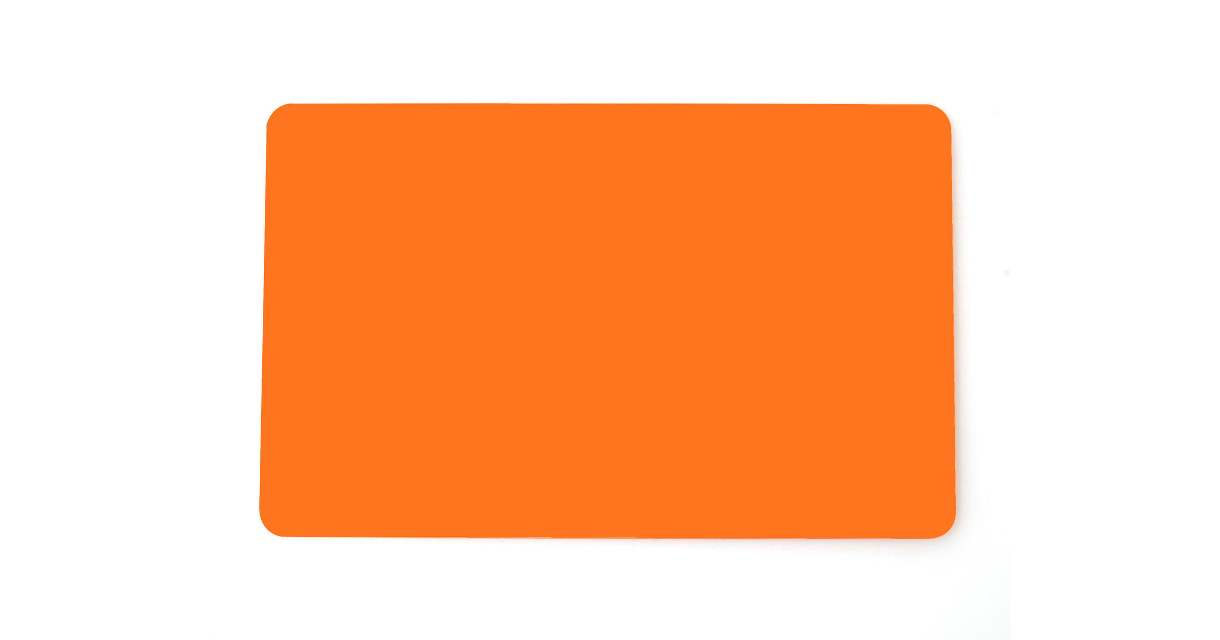 Orange Coloured Plastic Cards Pack of 100